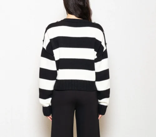 PULLOVER A RIGHE 4018 -Semplice Chic Moda 3 2163cb44 eaa9 4bd1 b542 cdb356e8cd83