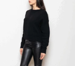 PULLOVER TOTAL BLACK 4018 -Semplice Chic Moda 8 d369fd9a 1d01 4a20 8a1b 5c26b523e1ea