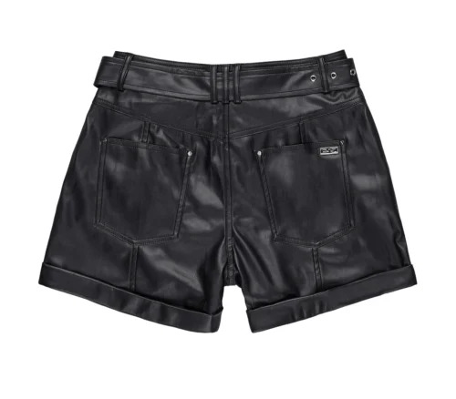 SHORTS EFFETTO PELLE 5037 -Semplice Chic Moda CLC503700 02